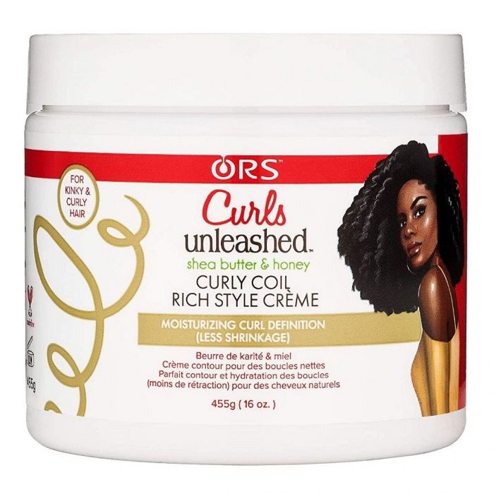 ORS Curls Unleashed Shea Butter & Honey Curly Coil Rich Style Creme 16 oz