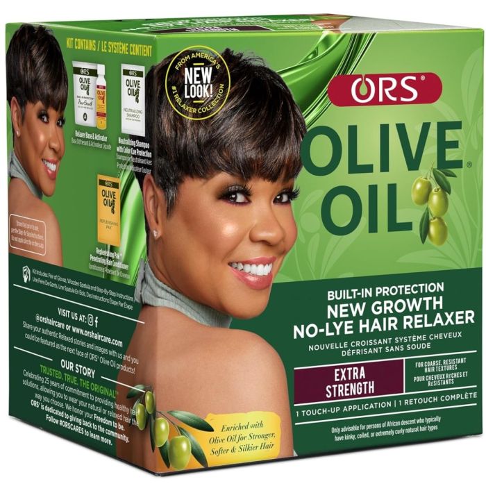 ORS Olive Oil New Growth No-Lye Hair Relaxer Extra - 1 Touch Up Application