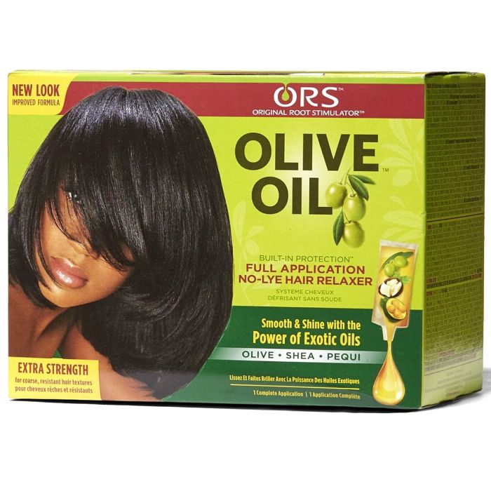 ORS Olive Oil Built-In Protection Full Application No-Lye Hair Relaxer Extra Strength - 1 Application