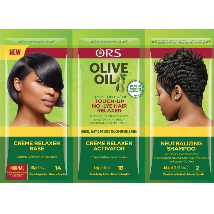 ORS Olive Oil Touch-Up No-Lye Hair Relaxer Tri-Pack