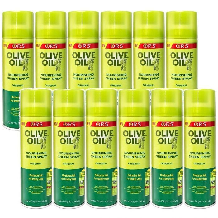 ORS Olive Oil Nourishing Sheen Spray - Original 11.7 oz - 12 Pack