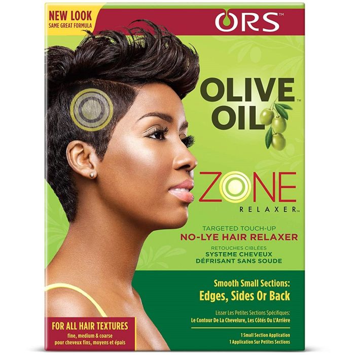 ORS Olive Oil Zone Relaxer Targeted No-Lye Hair Relaxer - 1 Section Application