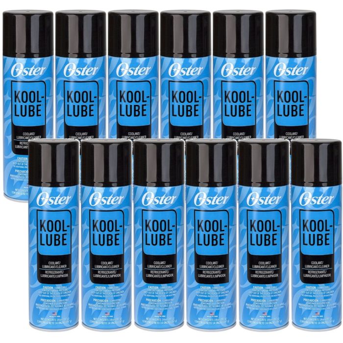 Oster Kool Lube 14 oz #76300-101 [12 Pack]