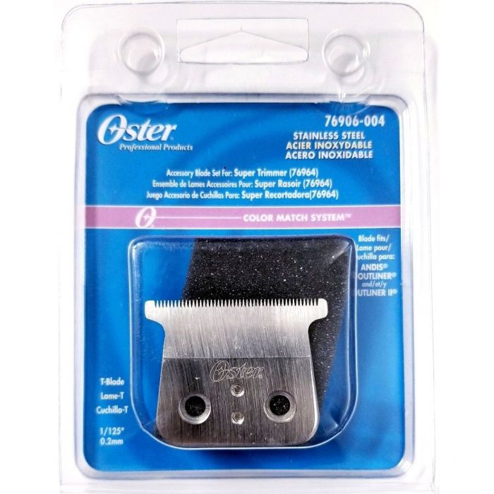 Oster Stainless Steel Blade For Super Trimmer, Andis T-Outliner, Outliner II #76906-004