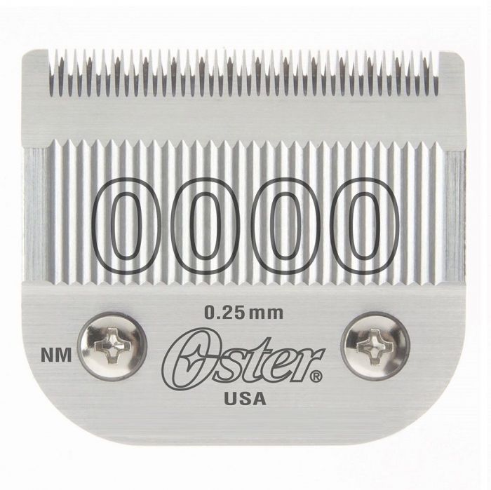Oster Detachable Blade [#0000] - 1/100" Fits Classic 76, Octane, Model One, Model 10 Clippers #76918-016