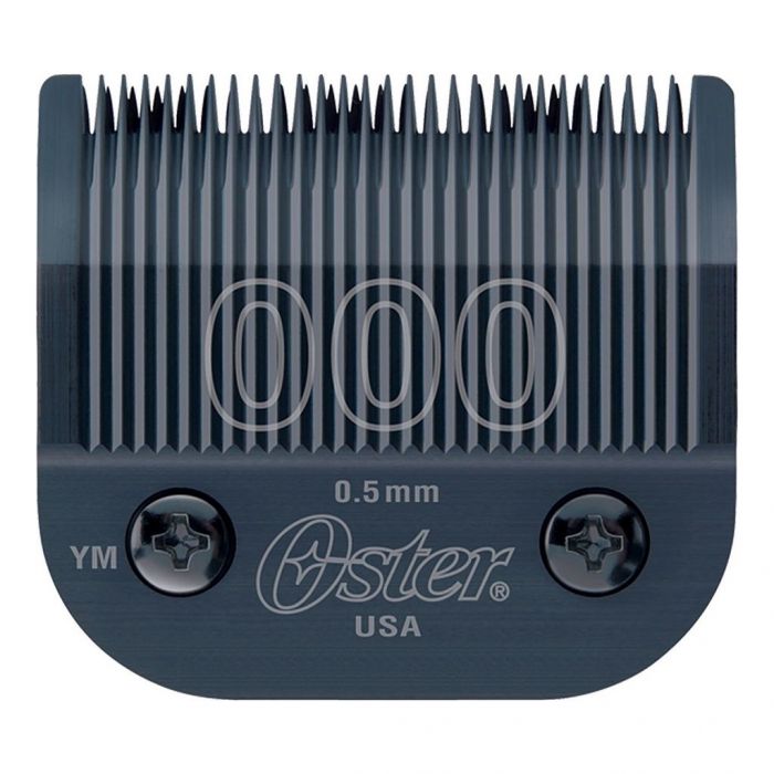 Oster Detachable Blade [#000] - 1/50" Fits Titan, Turbo 77, Primo, Octane Clippers #76918-626