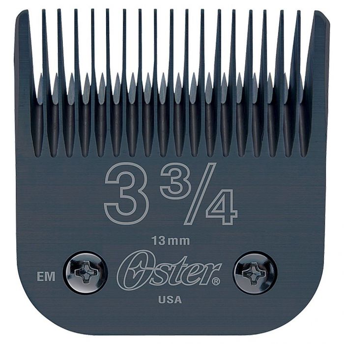Oster Detachable Blade [#3 3/4] - 1/2" Fits Titan, Turbo 77, Primo, Octane Clippers #76918-806