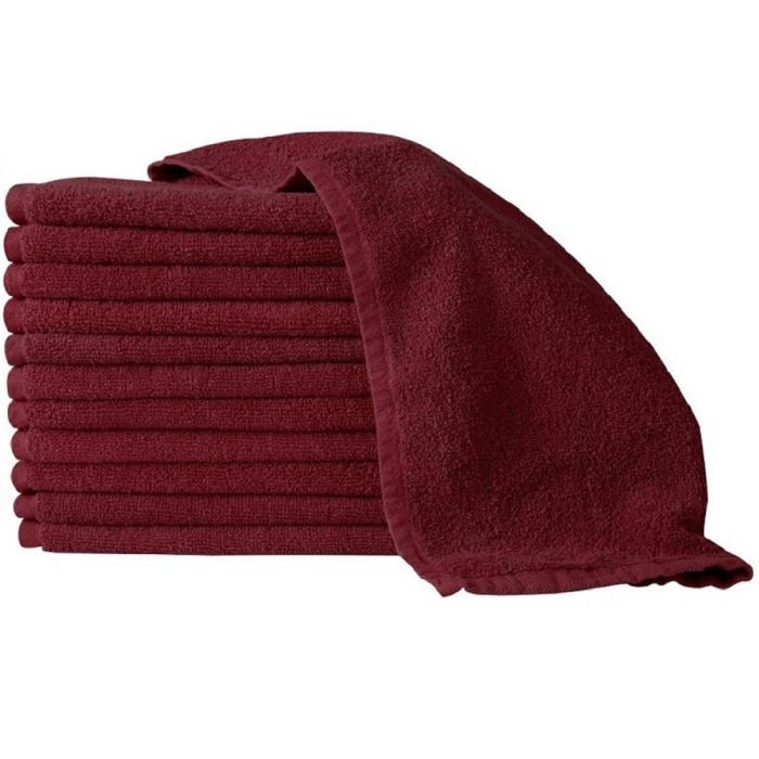 Partex Legacy Bleach Guard Towels 9 Packs - Burgundy