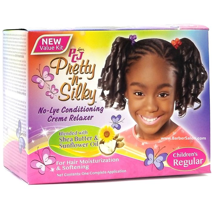 Luster's PCJ Pretty-N-Silky No-Lye Conditioning Creme Relaxer Children's Regular - 1 Application