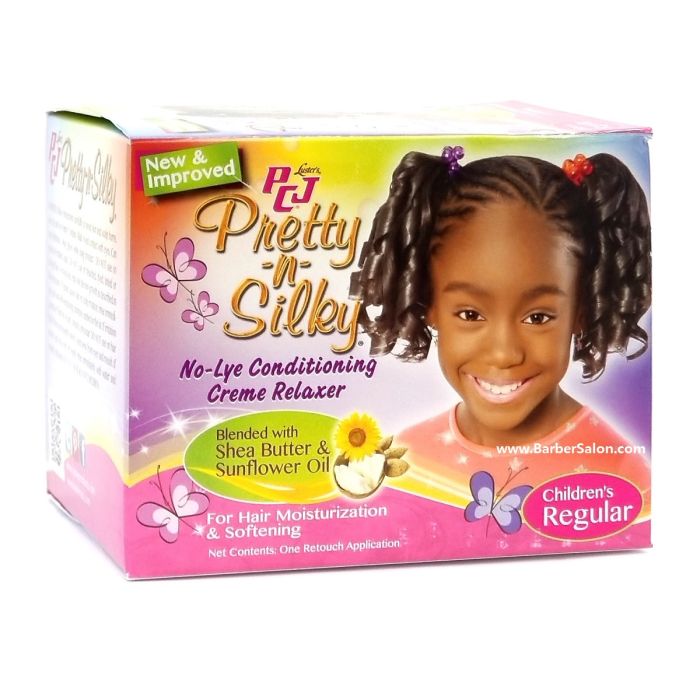 Luster's PCJ Pretty-N-Silky No-Lye Conditioning Creme Relaxer Children's Regular - 1 Retouch Application