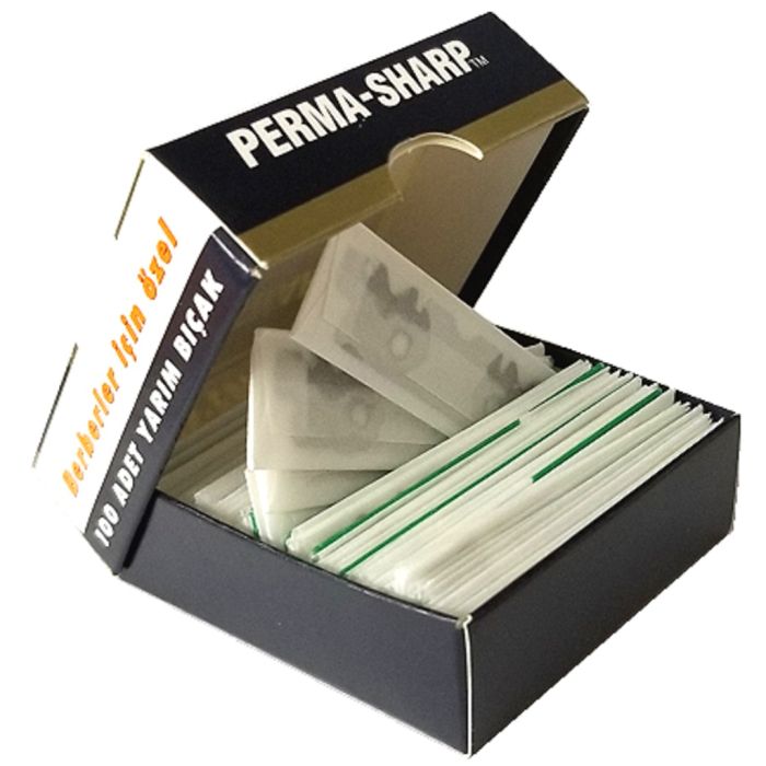 Perma-Sharp Single Edge Razor Blades - 100 Blades