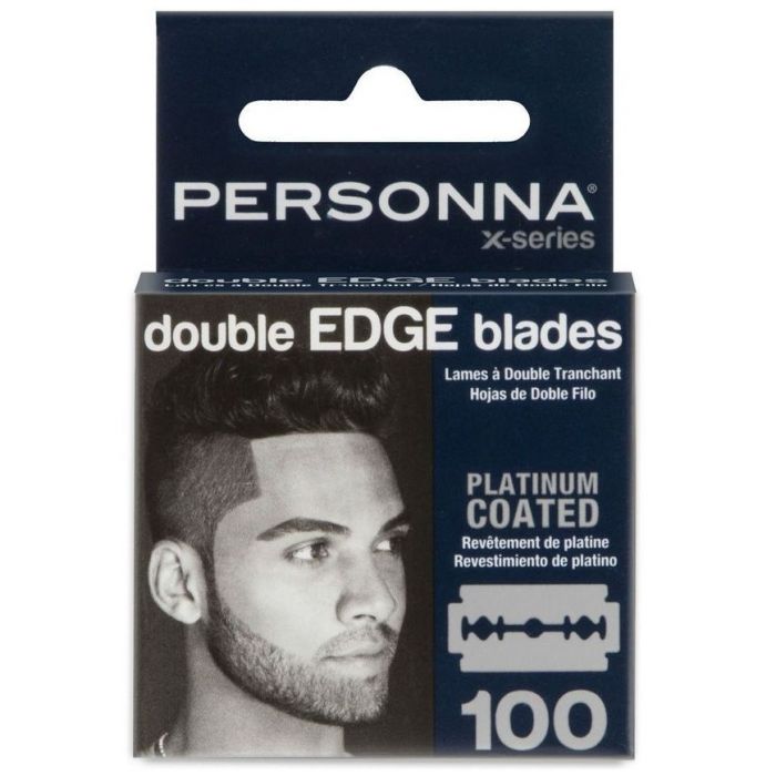 Personna X-Series Platinum Coated Double Edge Blades - 100 Blades #BP0262