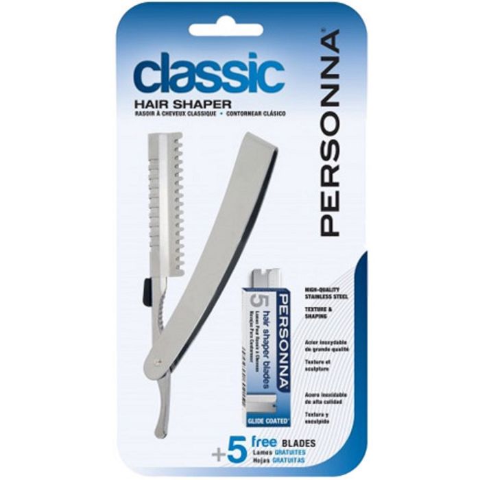 Personna Classic Hair Shaper + 5 Free Blades #BP0900B