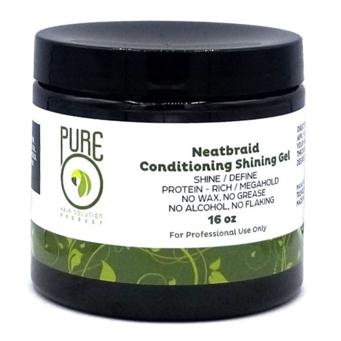 Pure O Natural Neat Braid Conditioning Shining Gel 16 oz