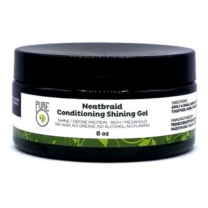 Pure O Natural Neat Braid Conditioning Shining Gel 8 oz