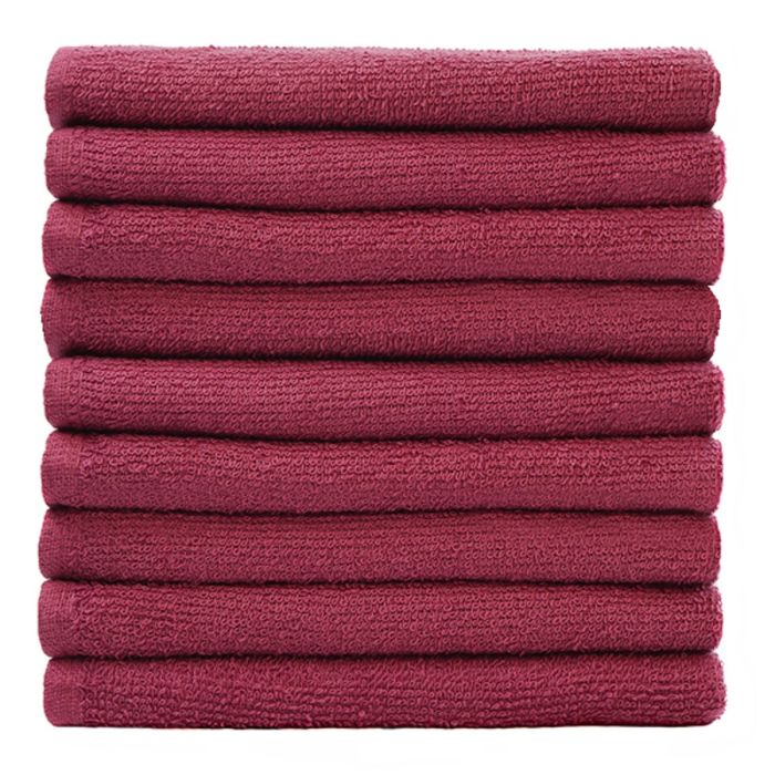 Partex Legacy Bleach Guard Towels 9 Packs - Burgundy