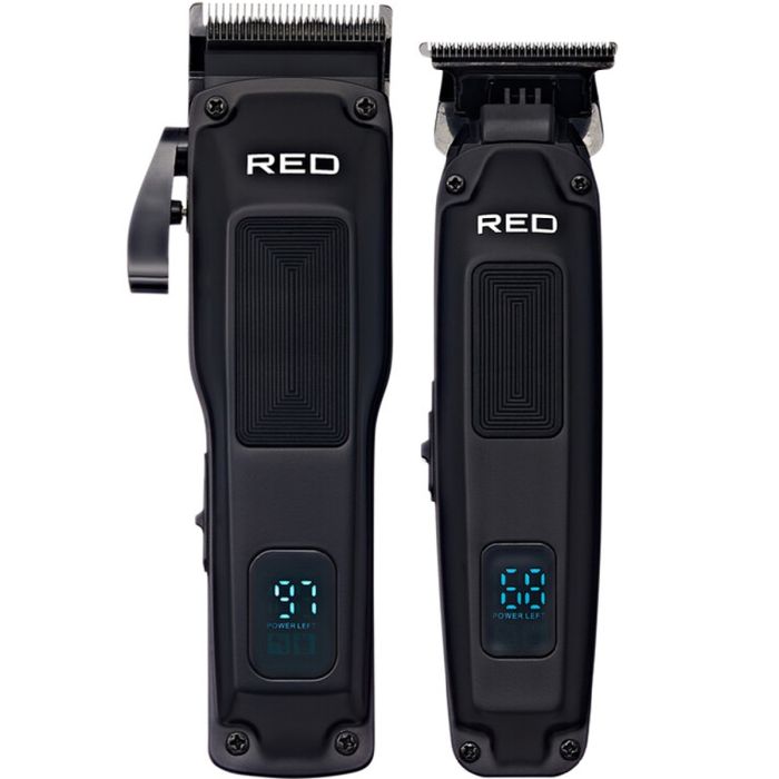 Red Cordless Clipper & Trimmer Combo Value Pack - Black #CCT02