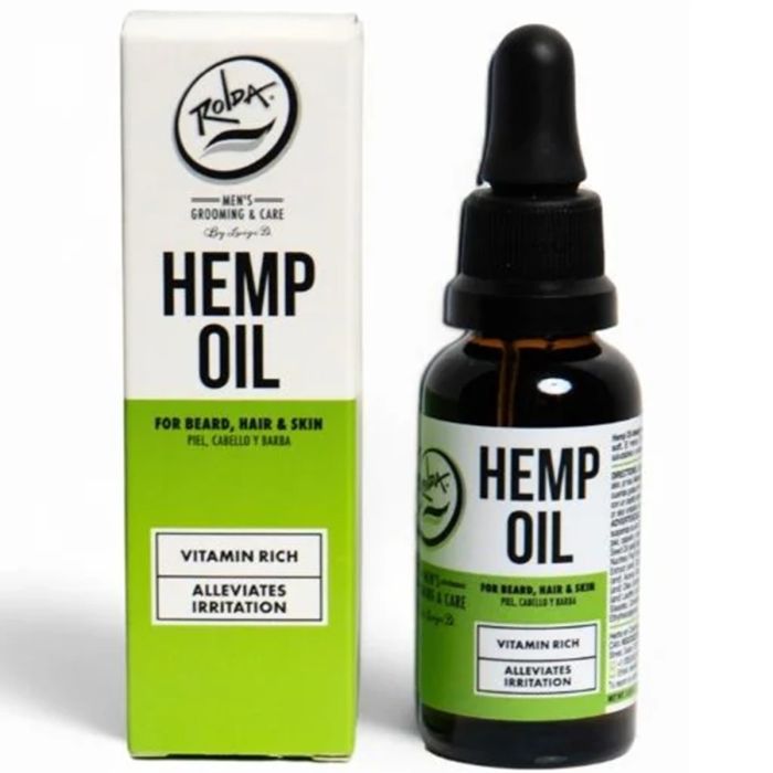 Rolda Hemp Oil For Beard, Hair & Skin 1 oz