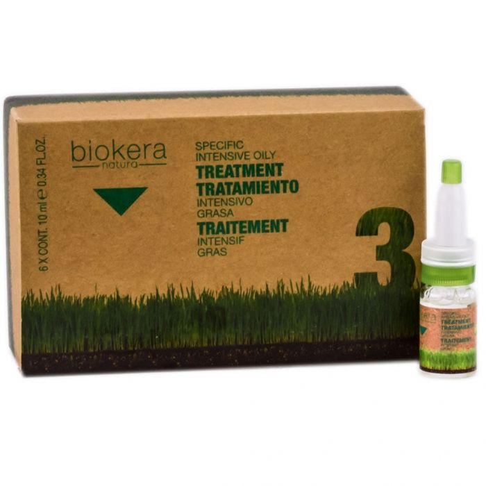 Salerm Biokera Specific Intensive Oily Treatment Amples 0.34 oz - 6 Vials
