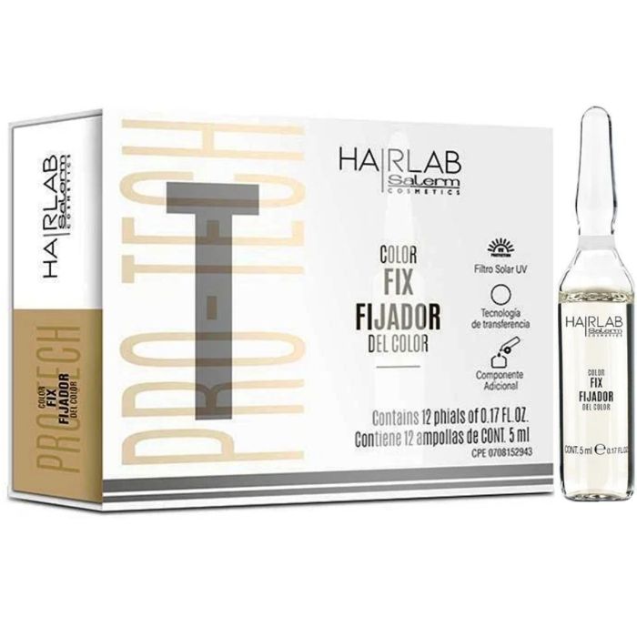 Salerm Hair Lab Silk Plus Metal Lock Amples 0.17 oz - 12 Vials #1385