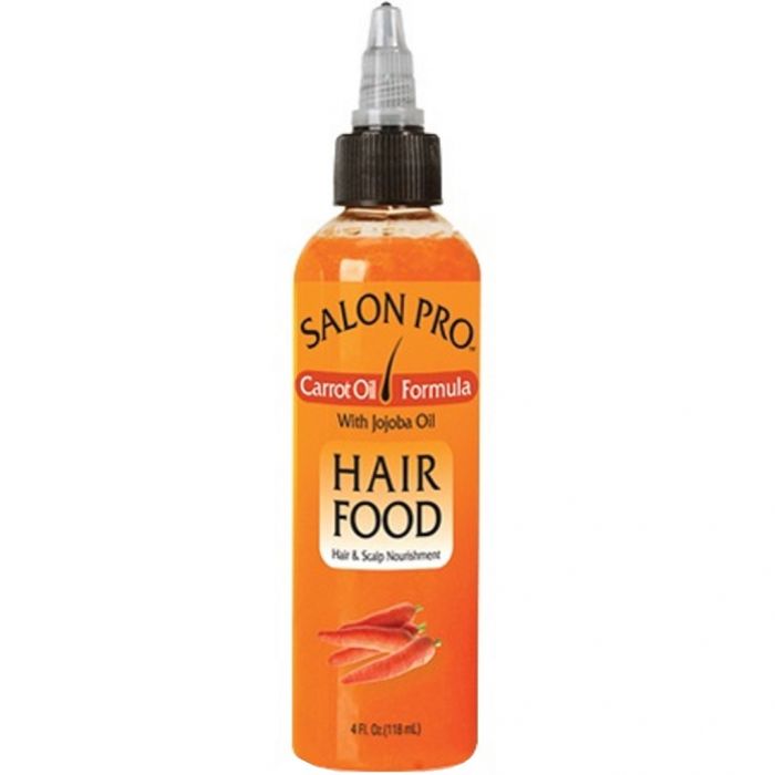 Salon Pro Hair Food - Carrot Oil with Jojoba Oil 4 oz
