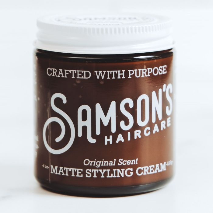Samson's Matte Styling Cream 4 oz