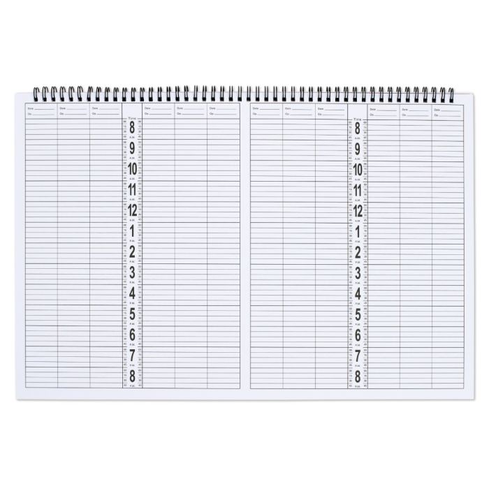 Scalpmaster 12 Column Appointment Book - 100 Page #DL-C201