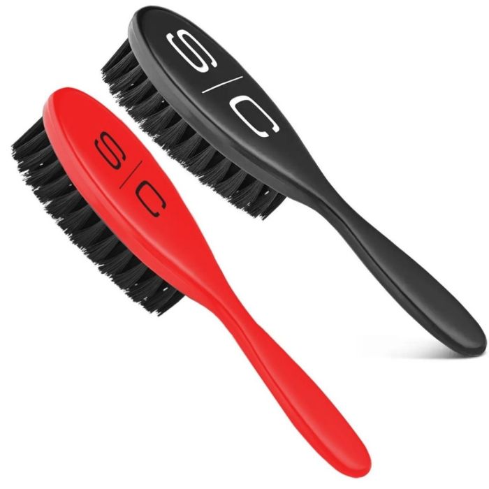 Stylecraft The Fresh Cut Fade and Cleaning Barber Brushes [2 Color Options]
