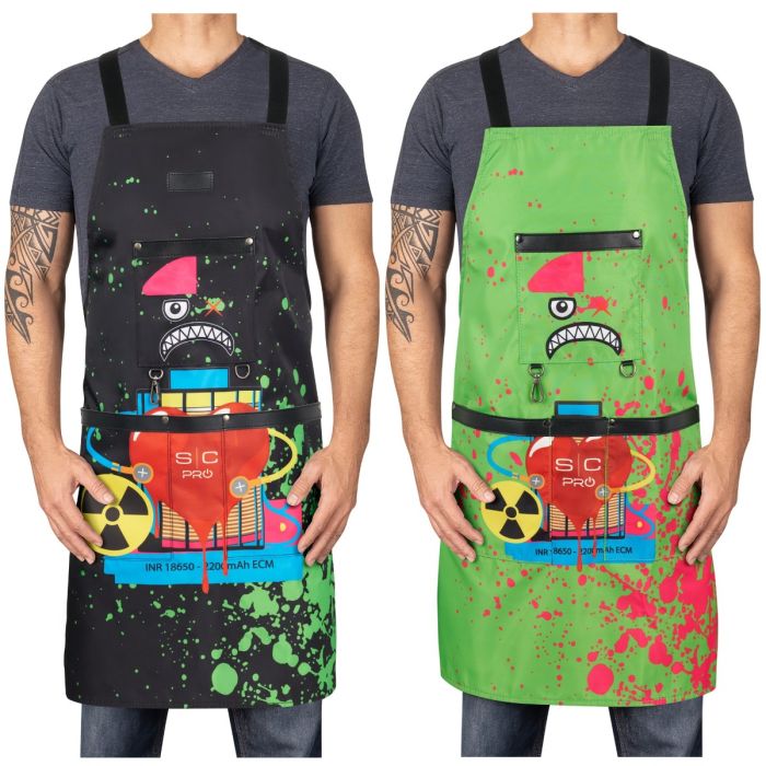 Stylecraft Radioactive Barber & Stylist Apron #SC338 [2 Color Options]