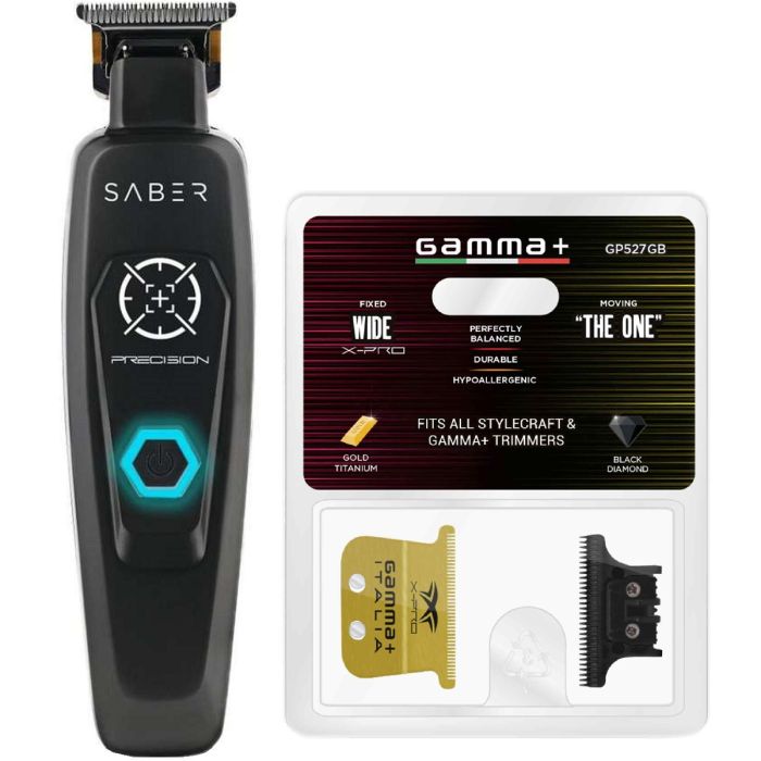 Stylecraft Pro PRECISION Saber Metal Trimmer #SC403BP + FREE Gamma+ Gold X-Pro Blade #GP527GB [Combo]