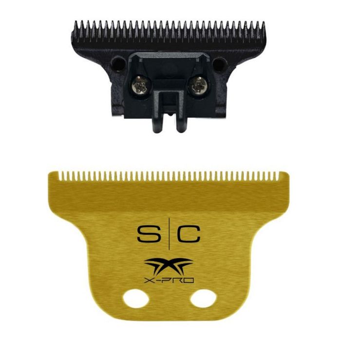 Stylecraft Replacement Classic Gold X-Pro Fixed Trimmer Blade with DLC Deep Tooth Cutter #SC516G