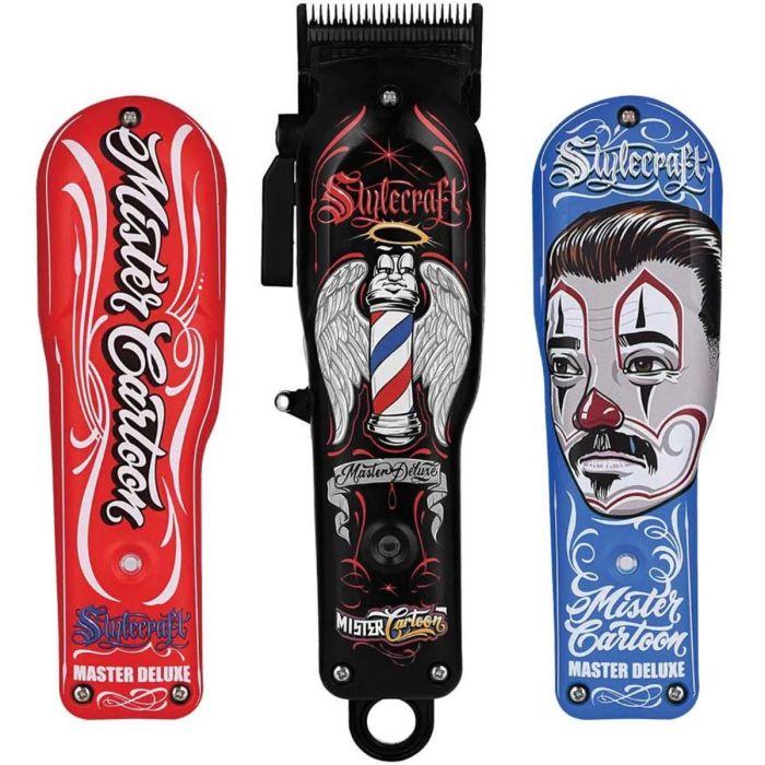 Stylecraft X Mister Cartoon Limited Edition REBEL Cordless Hair Clipper #SC609B (Dual Voltage)