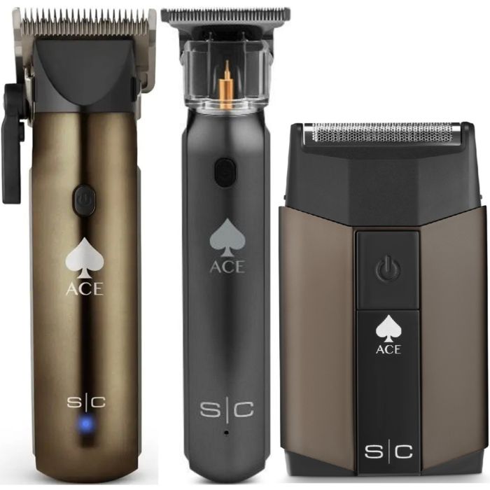 Stylecraft ACE Cordless Clipper, Trimmer & Single Foil Shaver [TRIO]