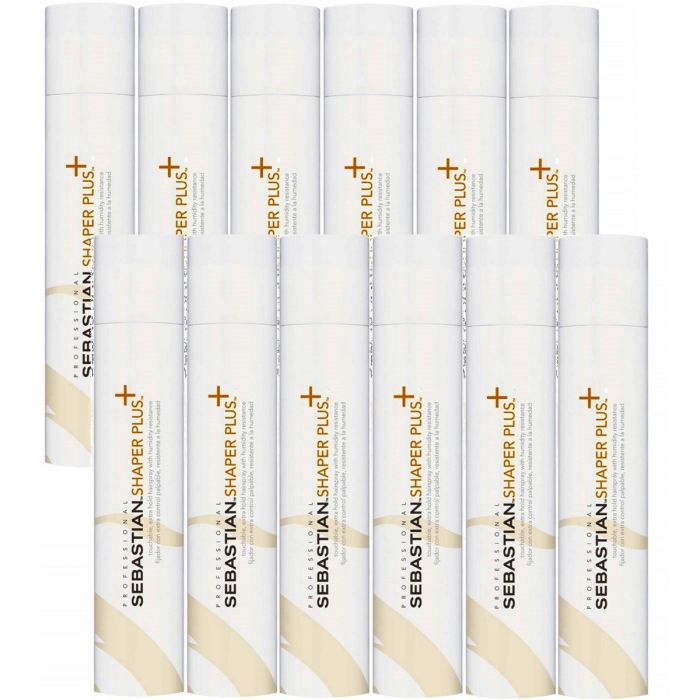 Sebastian Shaper Plus+ Hair Spray 10.6 oz (VOC 55%) [12 Pack]