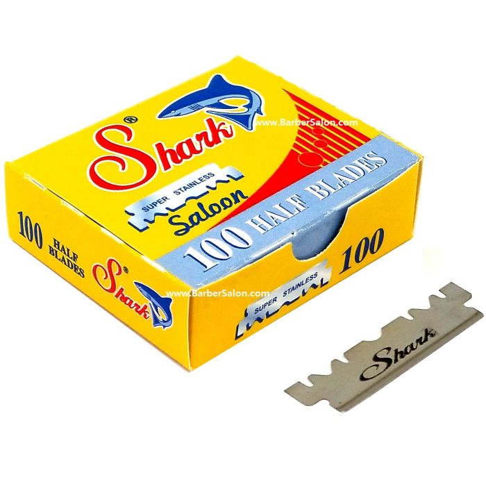 Shark Single Edge Super Stainless Half Blades - 100 Blades