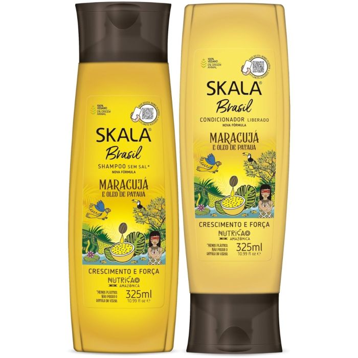 SKALA Brasil Maracuja E Oleo De Pataua Shampoo & Conditioner Kit