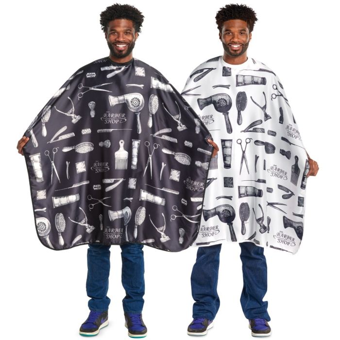 Scalpmaster Barber Print Styling Capes [2 Color Options]