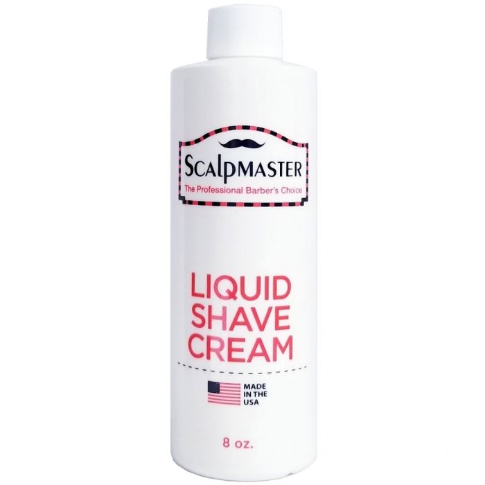 Scalpmaster Liquid Shave Cream 8 oz #LATHER-C