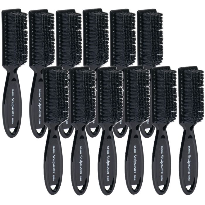 Scalpmaster Soft Bristle Clipper Cleaning Brush #SC-9033 [12 Pack]