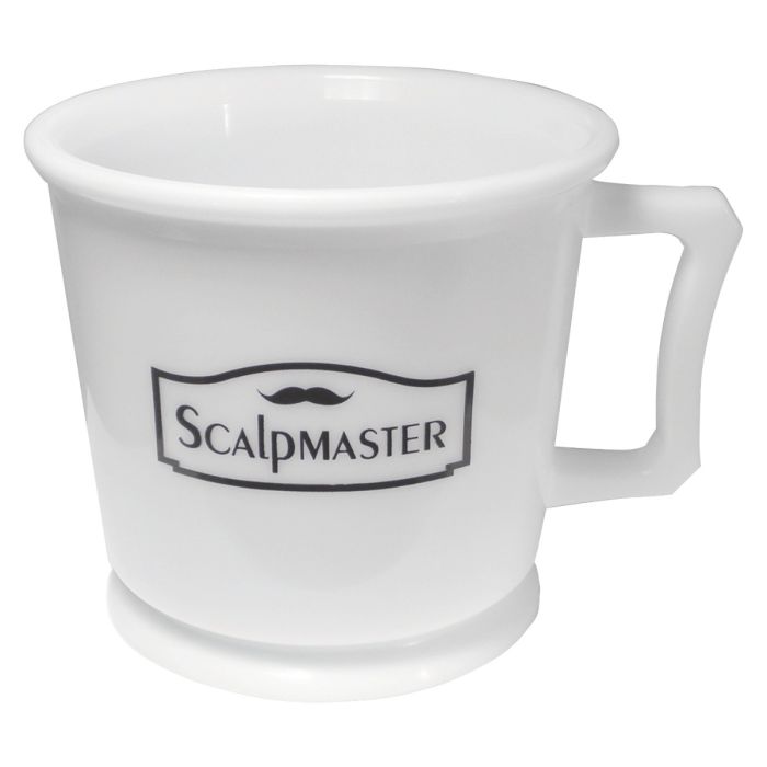 Scalpmaster Professional Shaving Mug - White #SC-MUG
