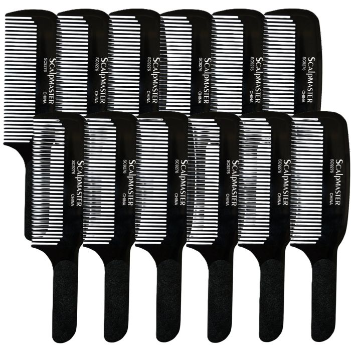 Scalpmaster Flat Top Comb - 9" #SC9276 - 12 Pack