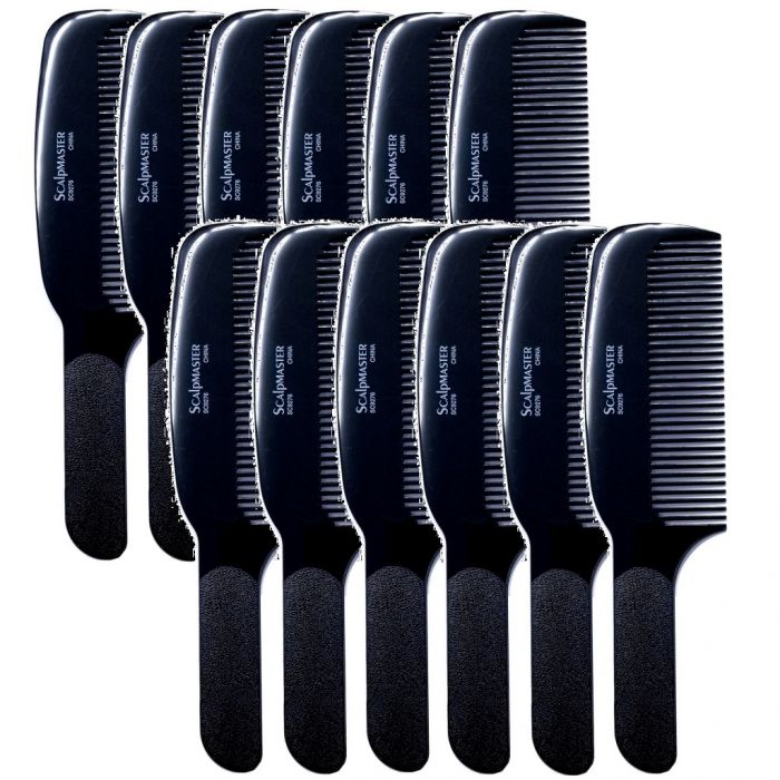 Scalpmaster Flat Top Comb - 9" #SC9276 - 12 Pack