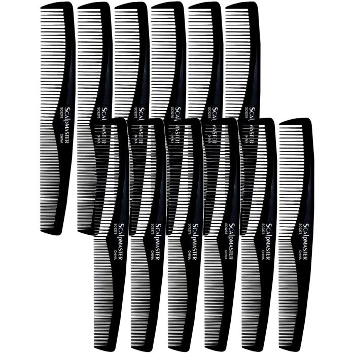 Scalpmaster Finishing Comb - 7 1/2" #SC9278 - 12 Pack