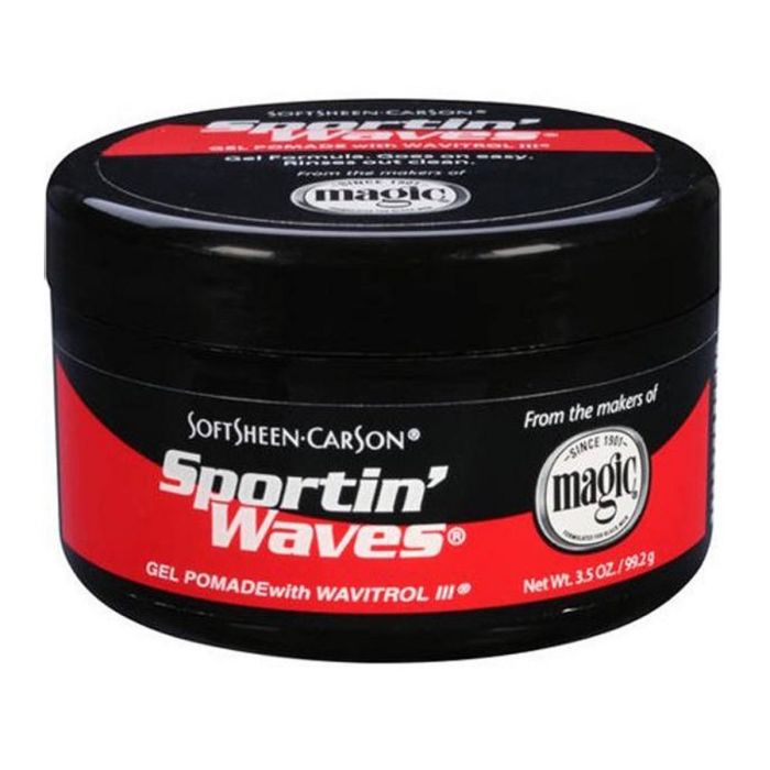 Softsheen Carson Magic Sportin' Waves Gel Pomade with Wavitrol III 3.5 oz