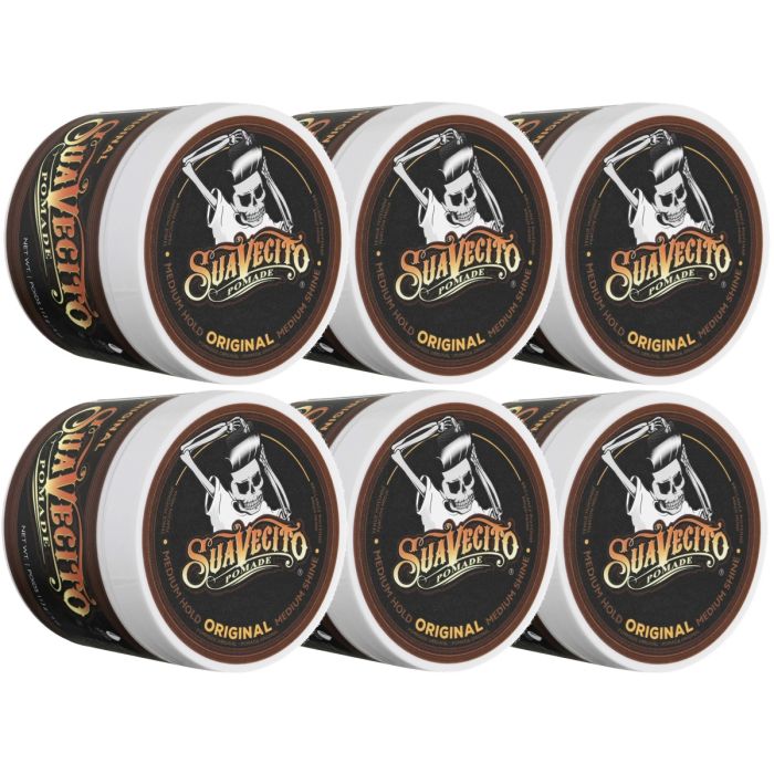 Suavecito Original Hold Pomade 4 oz [6 Pack]