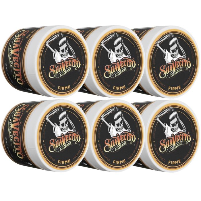 Suavecito Firme Hold Pomade 4 oz [6 Pack]