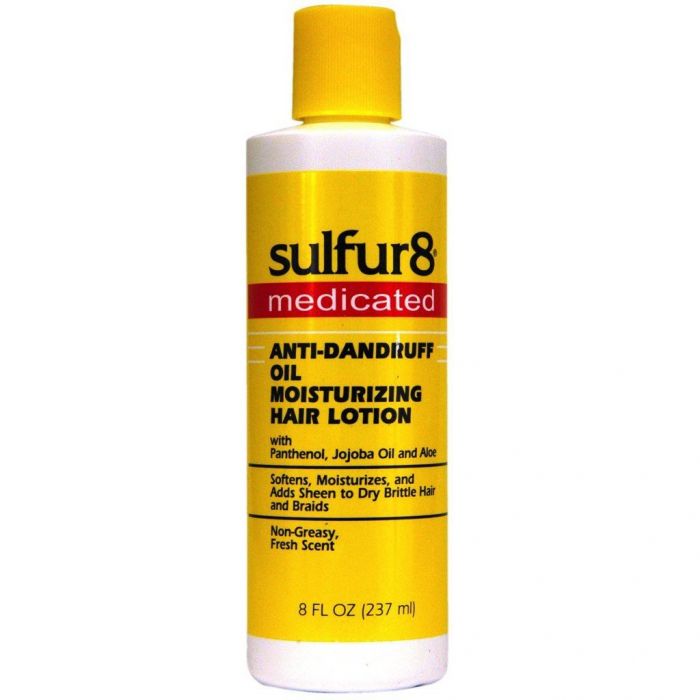 Sulfur8 Medicated Anti-Dandruff Oil Moisturizing Hair Lotion 8 oz