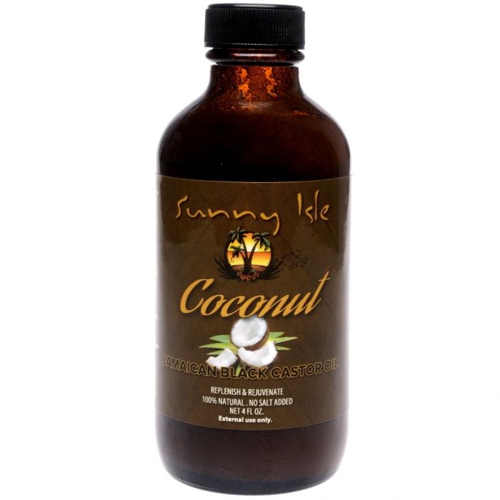 Sunny Isle Coconut Jamaican Black Castor Oil 4 oz