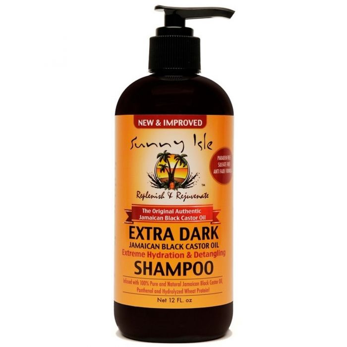 Sunny Isle Extra Dark Jamaican Black Castor Oil Shampoo 12 oz