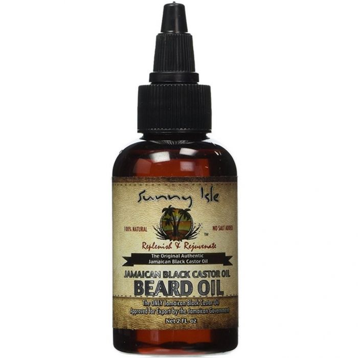 Sunny Isle Jamaican Black Castor Oil Beard Oil 2 oz